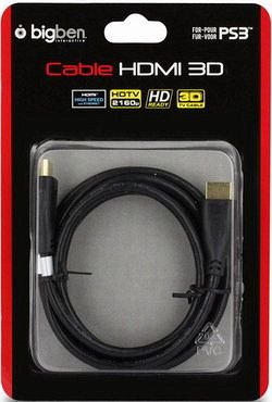BigBen Interactive PS3 - HDMI Kabel 1.4 / 3D (Multiformat)