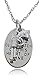 Glamour Girl Gifts Inspirational Silver Tone I Keep a Close Watch on This Heart of Mine Gun Charm Necklace - INSCRIBED ON BOTH SIDES