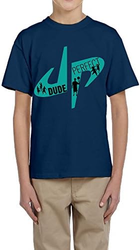 MPOD Kid's YouTube Dude Perfect DP Logo T-shirt Navy M