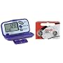 Omron HJ-105 Pedometer with Calorie Counter Plus 2 Maxell LR43 Replacement Batteries!