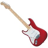 American Standard Stratocaster Left Handed Electric Guitar (Candy Cola, MF)
