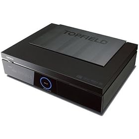 Topfield SRP 2100 Ricevitore satellitare Multimedia HDTV con Hard-Disk 500 GB (Twin-Tuner, PVR con riproduzione DivX, USB, incl. tastiera inglese), colore: Nero