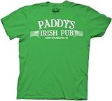 Paddys Irish Philly Pub Green T-shirt Tee From Its Always Sunny in Philadelphia, X-Large