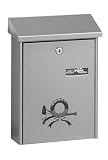 Burg-Waechter 661696 Briefkasten Daily silber