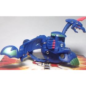 Bakugan New Vestroia Bakubronze LOOSE Single Figure Aquos (Blue) Viper Helios 730G Power