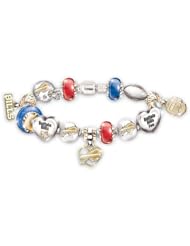 NFL Buffalo Bills Charm Bracelet: Go Bills! #1 Fan by The Bradford Exchange