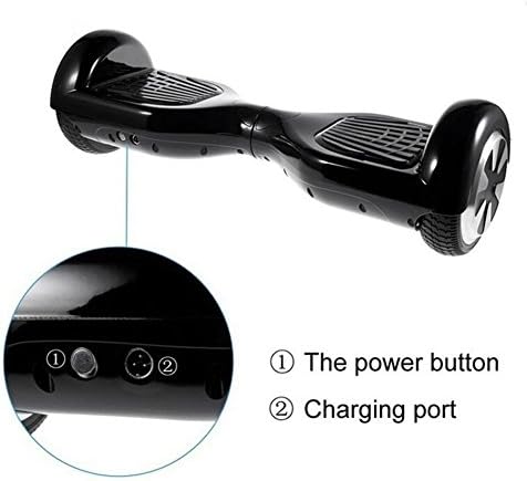 Two Wheels Smart Self Balancing Scooter Mini Type with LED Light （Black）