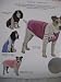 Fashion Pet Basket Weave Dog Scarf and Sweater Set - Lilac, Bubblicous Pink, French Blue or Bordeaux