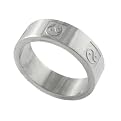 Steel Yin-Yang Ring