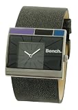 Image of Bench ladies three hand quartz analogue, black dial, black strap watch