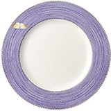 IMAGE OF Wedgwood Sarah's Garden Fine Earthenware 10 3/4-Inch Dinner Plates, Set of 4, Blue