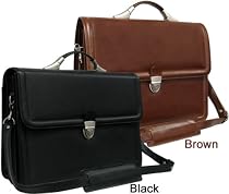 APC Savvy Leather Executive Briefcase