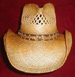 Shady Brady - Shady Brady Hat 1DW51: Crushable Cowboy Hat - Vented, Crocodile Band