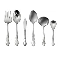 Oneida Fine Flatware Satin Dover 6 Piece Serving Set