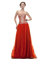 Floor Length Sweetheart Organza Lace-Up Mother-of-the-Bride Dress 