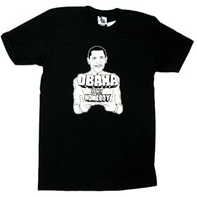 Obama Is My Homeboy Mens Black Tee Shirt - New Graphic!