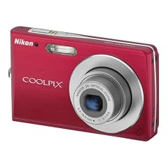 Nikon Coolpix S200 Digitalkamera (7 Megapixel, 3-fach opt. Zoom, 6,4 cm (2,5 Zoll) Display) rot