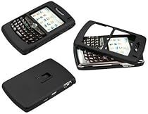 BLACK RUBBERIZED PROGUARD COVER HARD CASE for RIM BLACKBERRY 8800 / 8830 - RETAIL PACKAGING