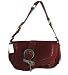 Dior Handbags (Dark Red) SUF44923 Suede Medium Gaucho Saddle Bag