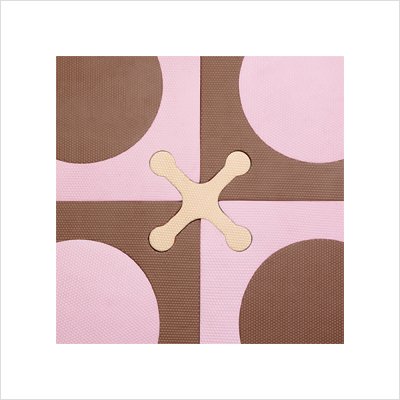 Picture of Skip Hop Playspot Foam Tiles in Pink / Brown B003TPXHB2 (Baby Playards)