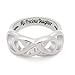 Double Infinity Daughter Ring, Promise Ring for Daughter 