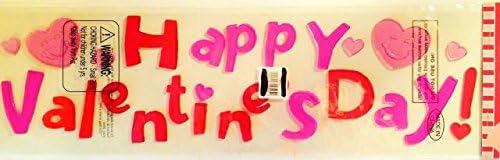 Happy Valentine's Day Gel Window Clings