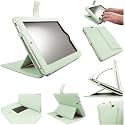 Apple iPad Advanced Pro Case Luxury Executive Wallet / Cover /  Stand / Flip Case - CREAM (WITH SCREEN PROTECTOR)