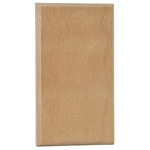 Anigmo W022 Dimwood Wood Plate, Natural Cherry by 