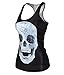 RedExtend® Women's 3D Print Skull Steampunk Sleeveless Tank Top