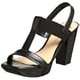 Bronx Women's Carice Sling Sandal,Black/Lissy,38 EU (US Women's 8 M)