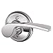 Schlage F170-MER-RH F-Series Merano Single Dummy Right Handed Door Lever, Polished Chrome