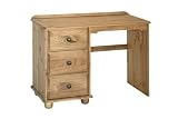 Core Products Lincoln Single Pedestal Pine Dressing Table LN518
