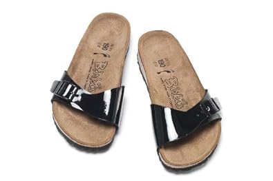 SANDALE BIRKENSTOCK ENFANT DIVERS COLORIS MENORCA - 29  NOIR VERNIS ...