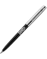 Fisher Space Pen Cap-O-Matic Space Pen, Chrome Cap with Space Shuttle Imprint, Black Barrel (S294)