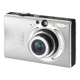 Canon Digital IXUS 80 IS Camera - Silver (8.0MP, 3x Optical Zoom) 2.5 inch LCD