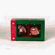 San Francisco 49ers Double Holiday Tree Ornament Set - NFL Football