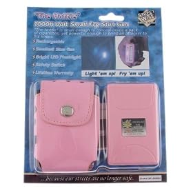 Ladies Limited Edition Purse Size Million Volt Stun Gun in Hot Pink