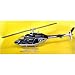 Oakland Raiders 2003 NFL Limited Edition Die-Cast 1:43 Bell Jet Ranger Helicopter Collectible