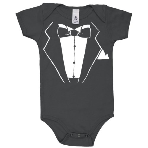 Tuxedo Shirt Baby One-Piece