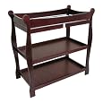 Badger Basket Cherry Sleigh Style Baby Changing Table