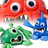 Pack of 3 New Blobimals - Create your Own Monsters in Tubs of Blue, Red and Green Space Putty - Build Your Own Monsters - Exclusive Netgadgets Kit