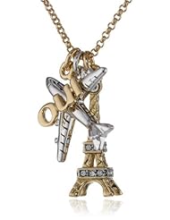 Juicy Couture Jetset Charm Cluster Necklace, 23.25"