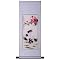 Rabbit and Flower Wall Art Painting - Blue
