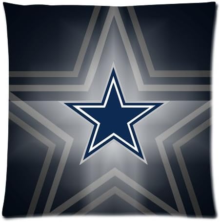 dallas cowboys Zippered Throw Pillow Cases Cover Cushion Case 18x18 (Two sides)