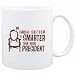 Mug White " MY Irish Setter IS SMARTER THAN YOUR PRESIDENT ! " Dogs