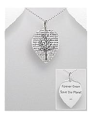 Tree Pendant Necklace In 92.5 Sterling Silver