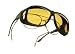 Cocoons are the only sunglasses in the world that will completely isolate your eyes from the elements. The collection features patented designs that deliver 360 of Advanced UV Protection and are available in a range of styles and sizes that can be worn over prescription eyewear or as conventional sunglasses. After wearing Cocoons for a short period of time, your eyes will begin to relax. The polarized UV400 front and side lenses treat incoming light, eliminating distracting glare and allowing you to focus on the task at hand. The patented frames protect your eyes from all angles, blocking sunlight, UV, glare, wind, rain and airborne debris. Sizing Guide: Measure the maximum width and height of your prescription frame to find the pair of Cocoons that fits best. Advanced UV Protection Cocoons deliver Advanced UV Protection (AVP). AVP guarantees the performance of not only the lenses, but the entire frame design. Sunglasses featuring AVP design parameters will completely isolate the eyes, protecting from the harmful effects of the sun and the elements. Advanced UV Protection ensures that your eyes are safely protected within a cocoon of filtered light, allowing them to remain relaxed and focused on the task at hand. Polarizationn Polarization is similar to a chemical Venetian blind, rearranging light and allowing you to see "through" harsh glare and reflection. 100%% polarized lenses are the only truly effective way of eliminating glare. Water, fog, rain, snow and early morning dew, have reflective properties, which enhance reflected glare. All Cocoon sunglasses feature polarized lenses. When wearing polarized lenses, eyestrain is reduced, allowing your eyes to remain relaxed and focused on the task at hand. The elimination of glare provides a tranquil "cocoon" for your eyes, improving visual acuity and enhancing depth perception. Cocoons polarized lenses are also scratch resistant and deliver complete UV A&B protection. Cocoon lenses are optically correct. This means