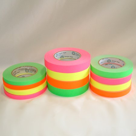 Pro Tapes Pro-Artist Fluorescent Artist/Console Tape: 1 in. x 60 yds. (Fluorescent Pink)