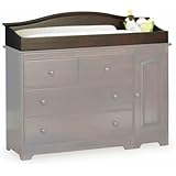 Atlantic Furniture C-69144 Windsor Changing Table in Antique Walnut