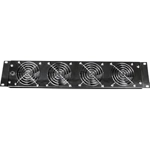 Road Ready Adjustable Cooling Panel with Four Fans, Black by 